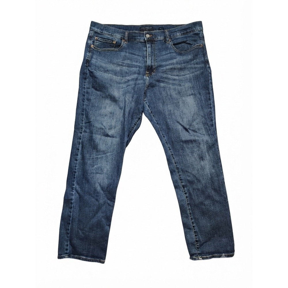 Lucky Brand 410 Athletic Straight Jeans Blue Denim 38 x 29 Mens
